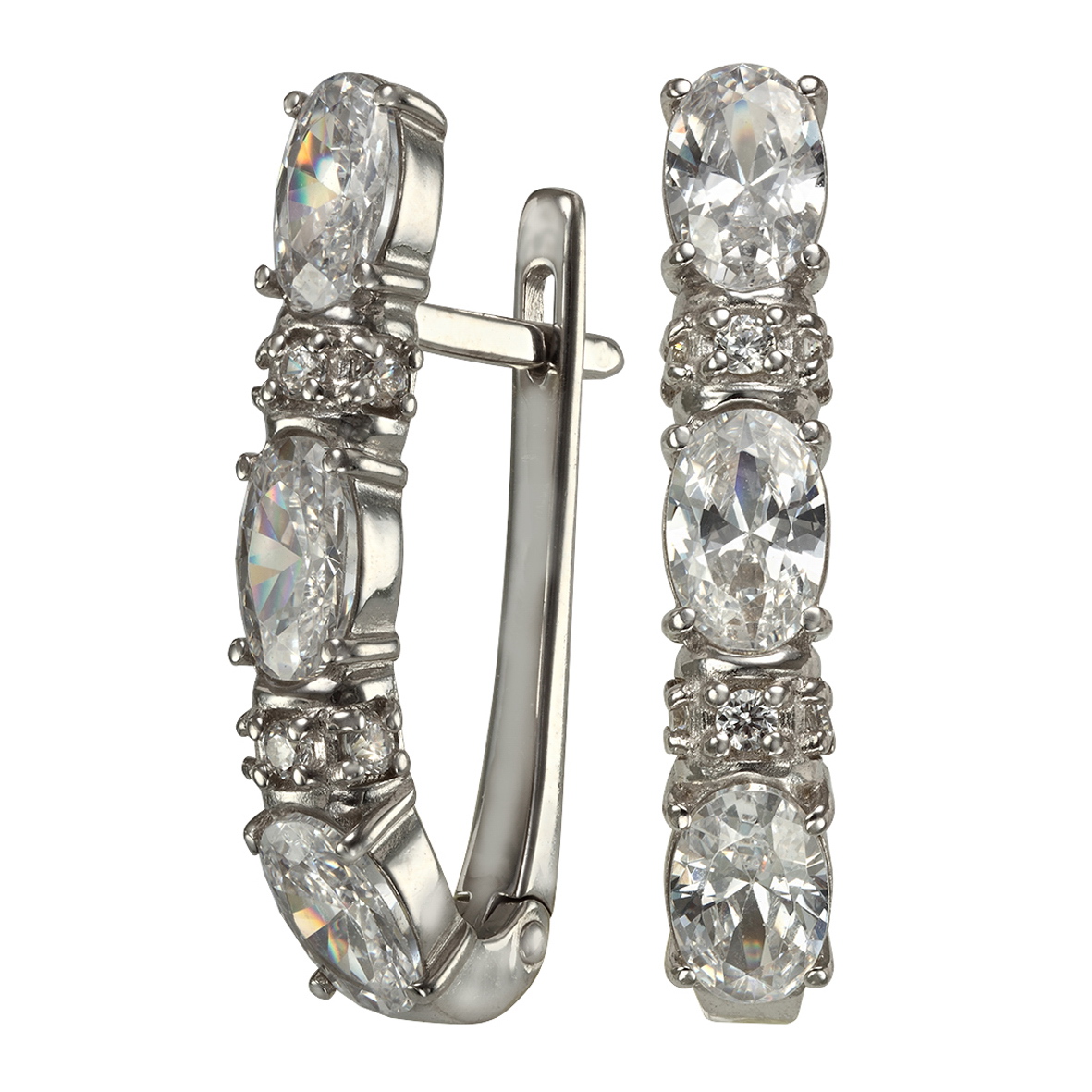 

Серебряные серьги с фианитами Tango Jewellery Company 420484С