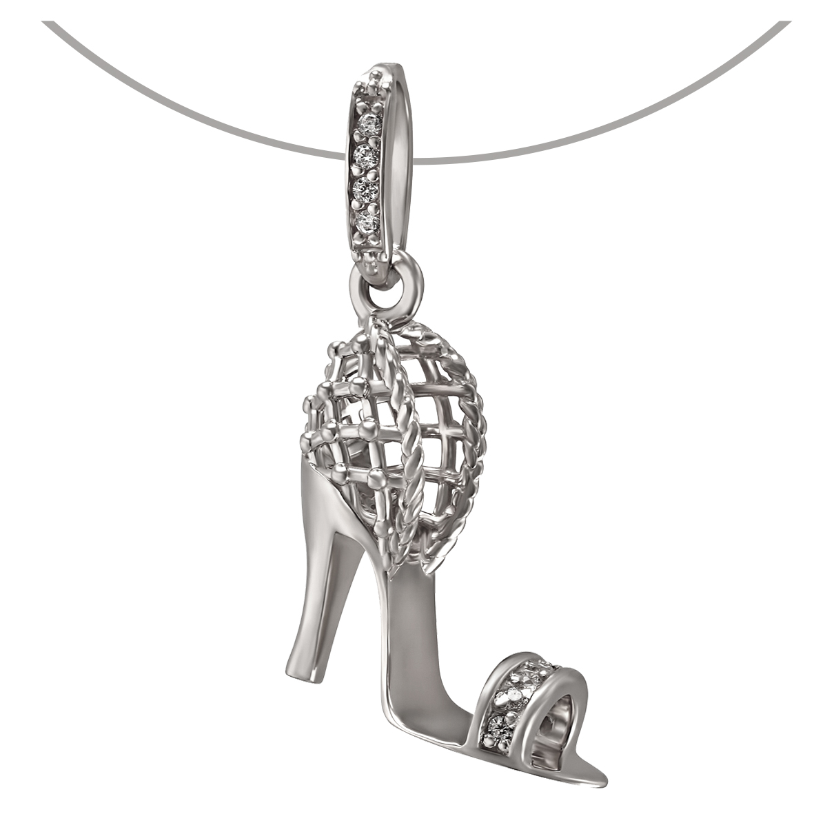 

Золотая подвеска с фианитами Tango Jewellery Company 150393В