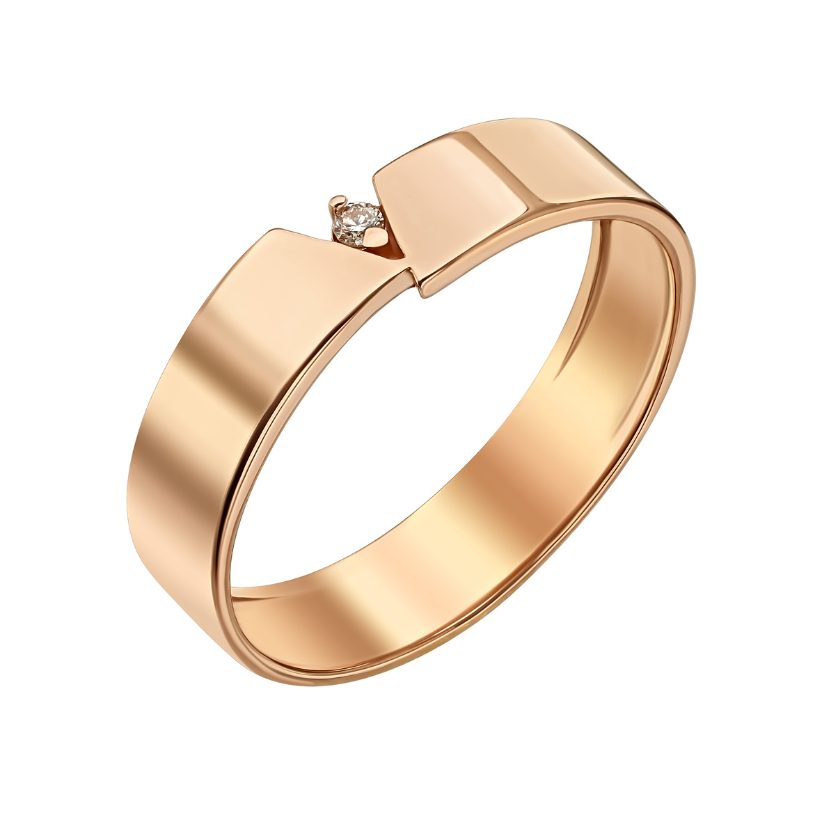 

Золотое кольцо с фианитом Tango Jewellery Company 380611 размер 18