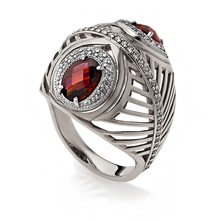 

Серебряное кольцо с фианитами Tango Jewellery Company 330703С размер 20.5