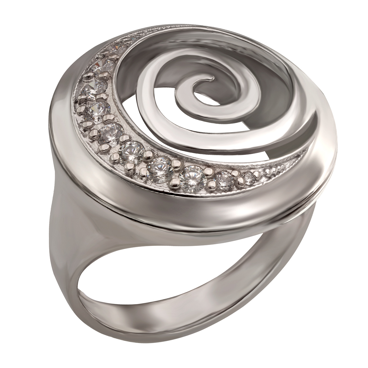 

Серебряное кольцо с фианитами Tango Jewellery Company 320915С размер 17