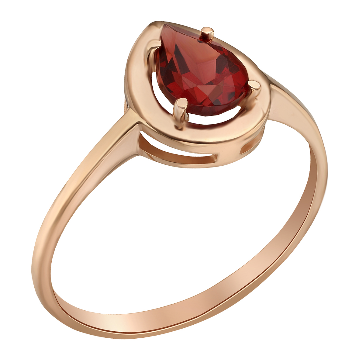 

Золотое кольцо с гранатом Tango Jewellery Company 364670 размер 19