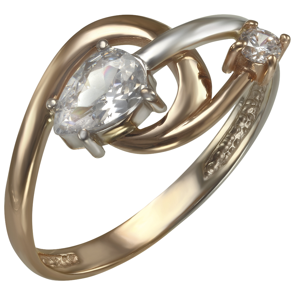 

Золотое кольцо с фианитами Tango Jewellery Company 350019 размер 16.5