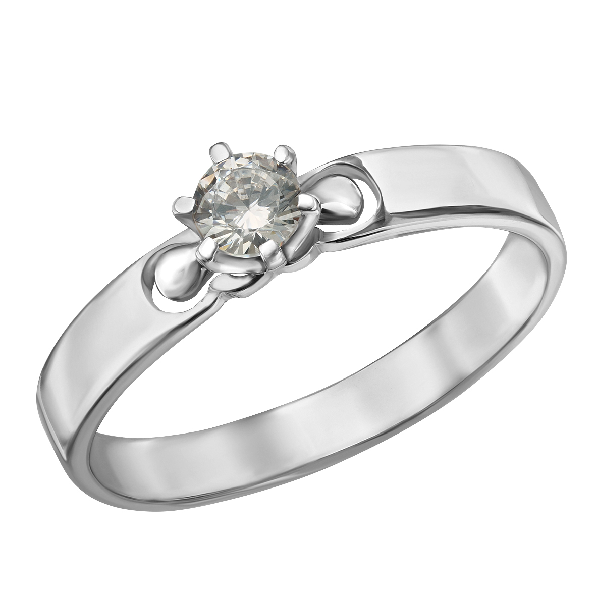 

Серебряное кольцо с фианитом Tango Jewellery Company 330193С размер 17