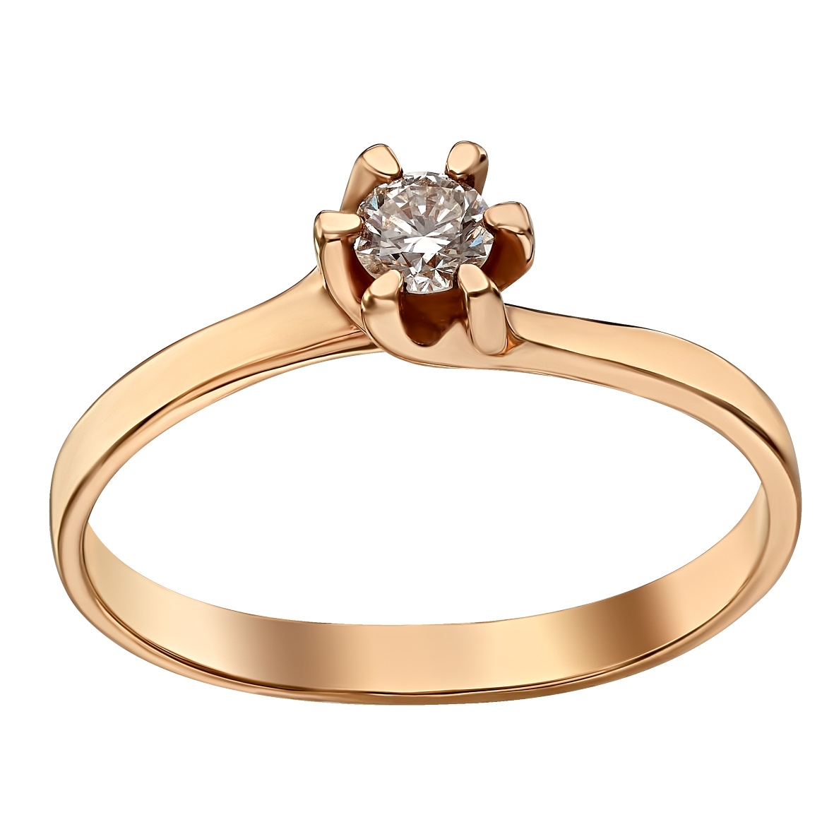 

Золотое кольцо с бриллиантом Tango Jewellery Company 740346 размер 16.5