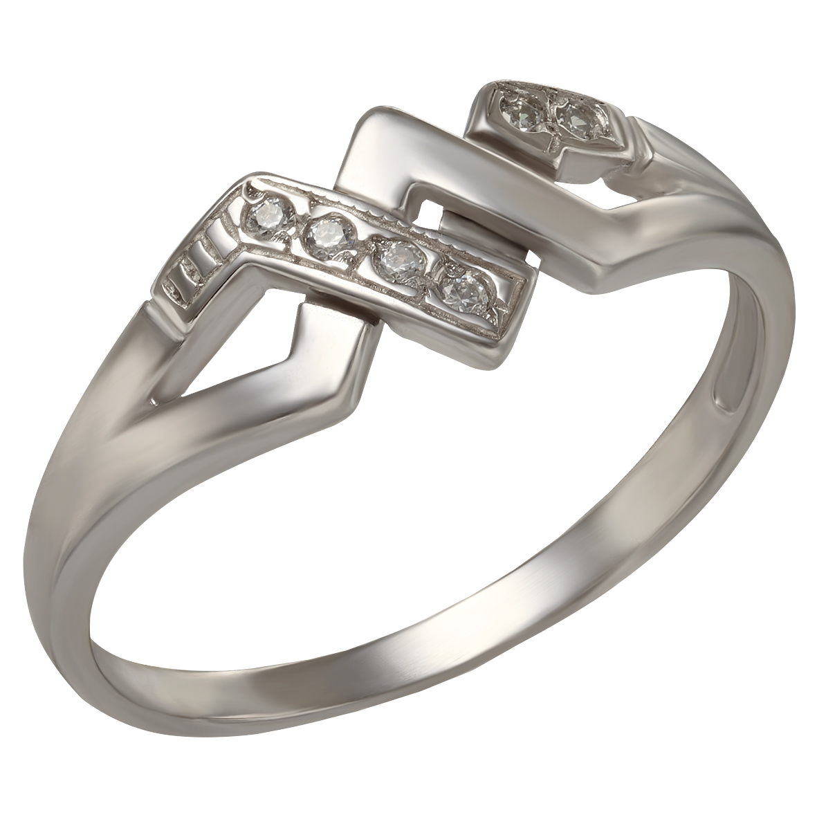 

Серебряное кольцо с фианитами Tango Jewellery Company 330063С размер 19