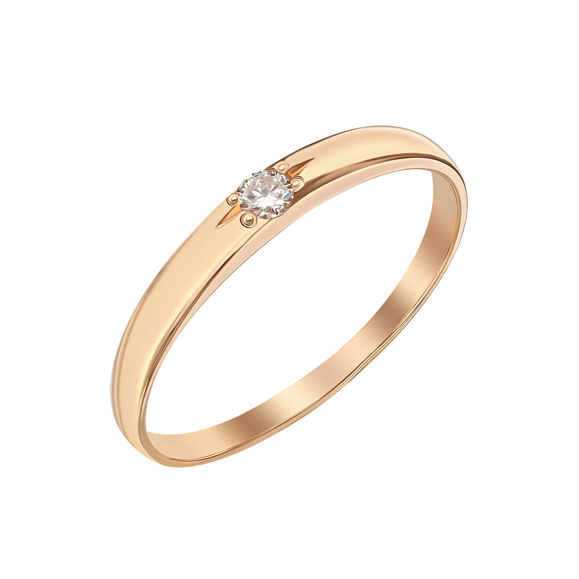 

Золотое кольцо с бриллиантом Tango Jewellery Company 740365 размер 17