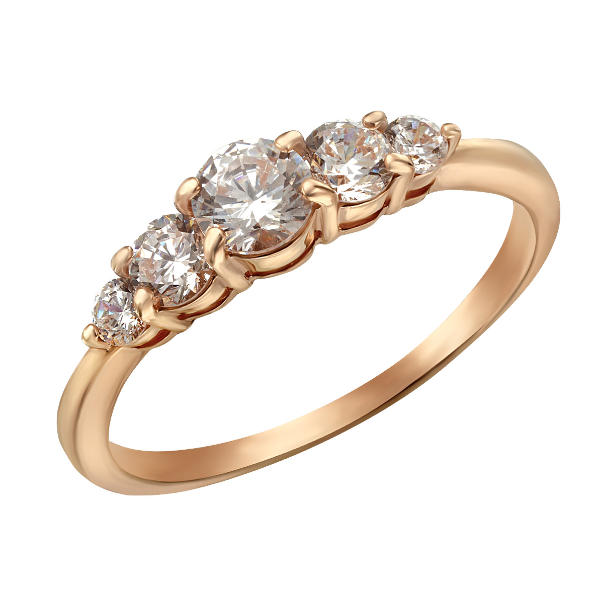 

Золотое кольцо с фианитами Tango Jewellery Company 380480 размер 20