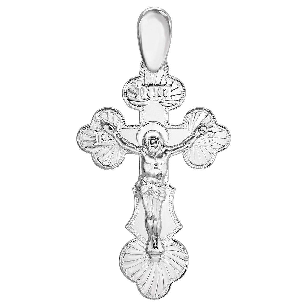 

Нательный крестик из родированного серебра Tango Jewellery Company 221008С