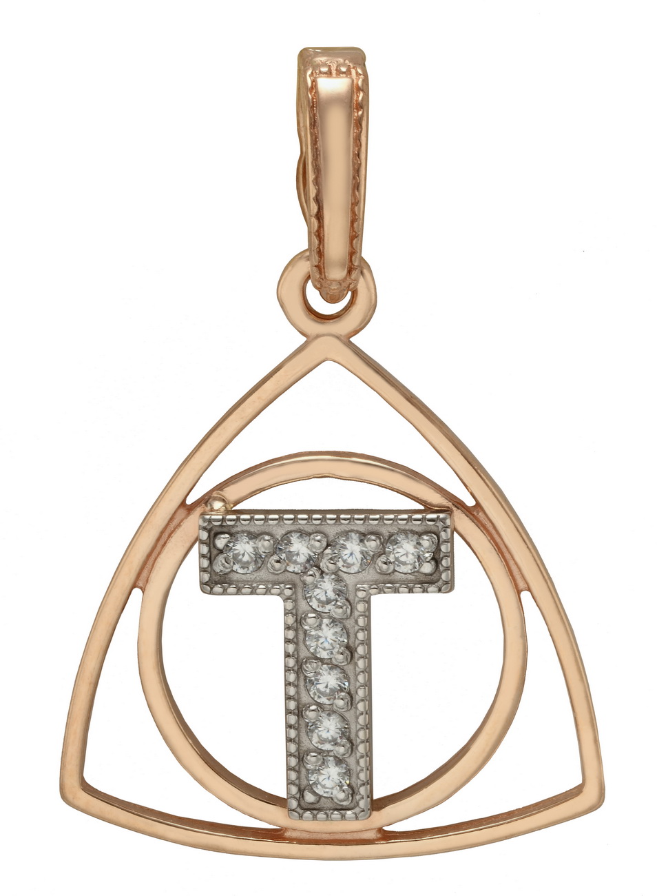 

Золотая подвеска с фианитами Tango Jewellery Company 160367