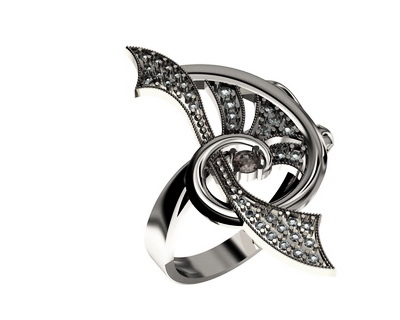 

Серебряное кольцо с фианитами Tango Jewellery Company 330788С размер 17