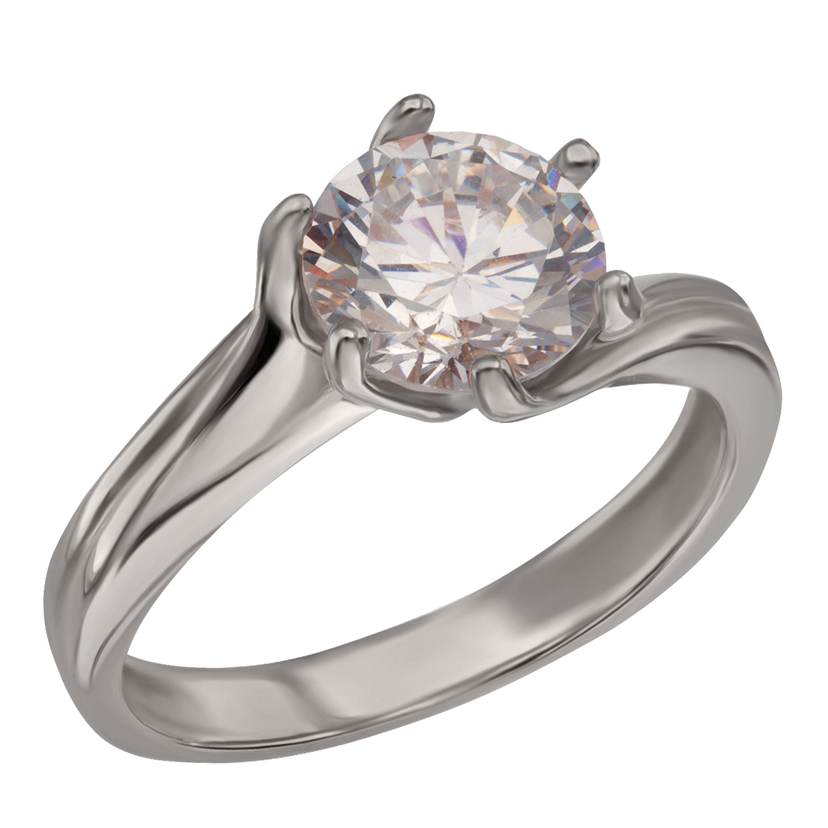 

Серебряное кольцо с фианитом Tango Jewellery Company 320895С размер 17