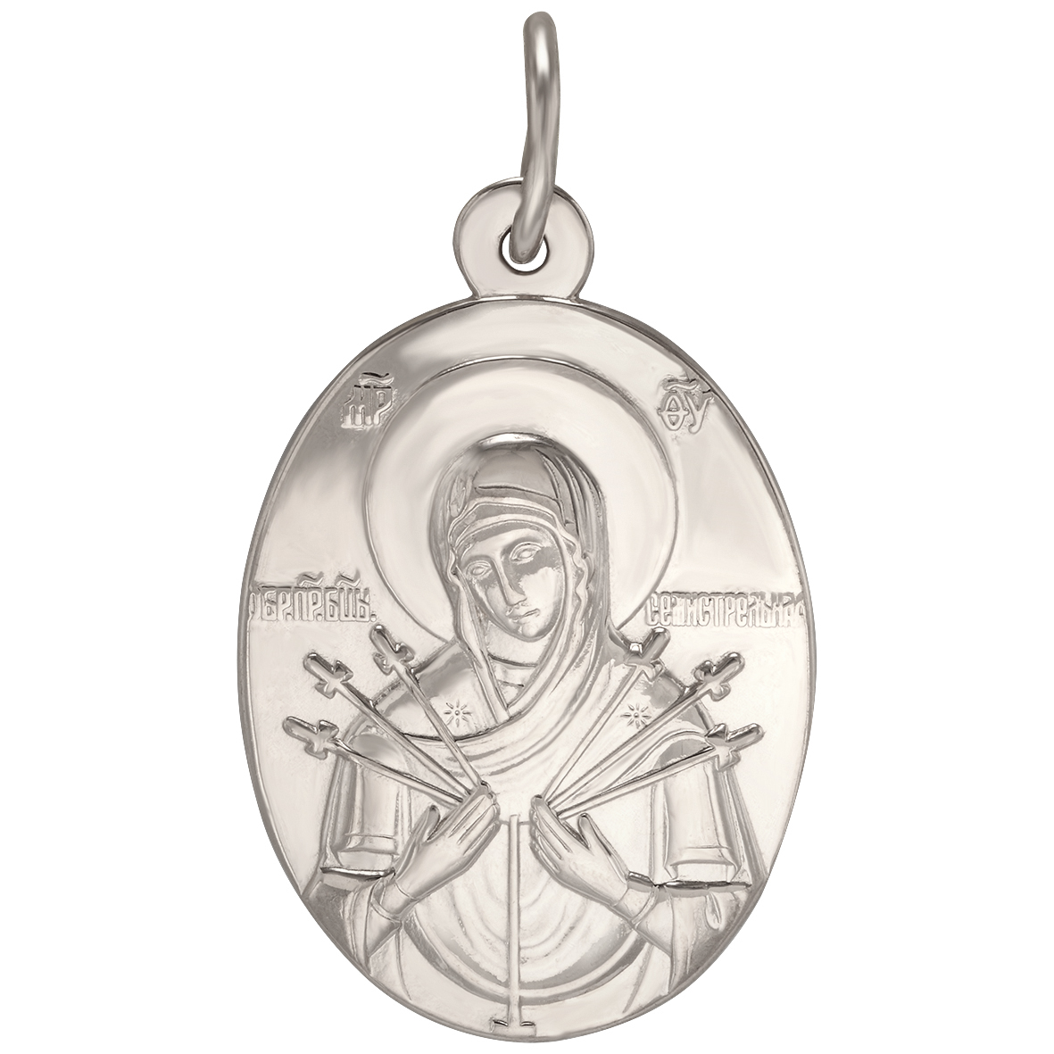 

Серебряная ладанка "Семистрельная икона Божией Матери" Tango Jewellery Company 100156С