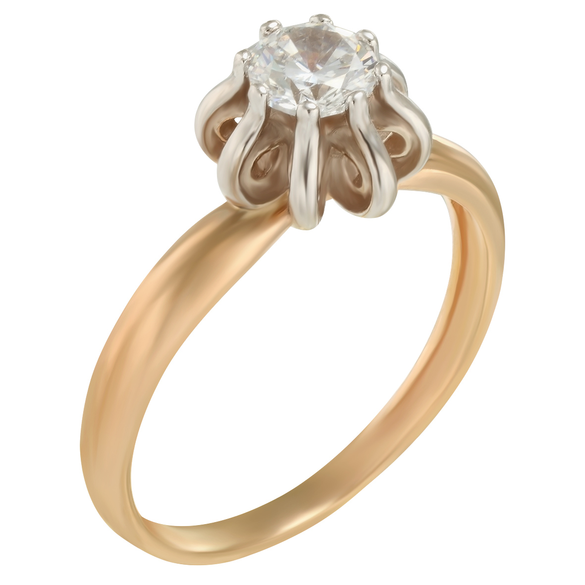 

Золотое кольцо с фианитом Tango Jewellery Company 330989 размер 18.5