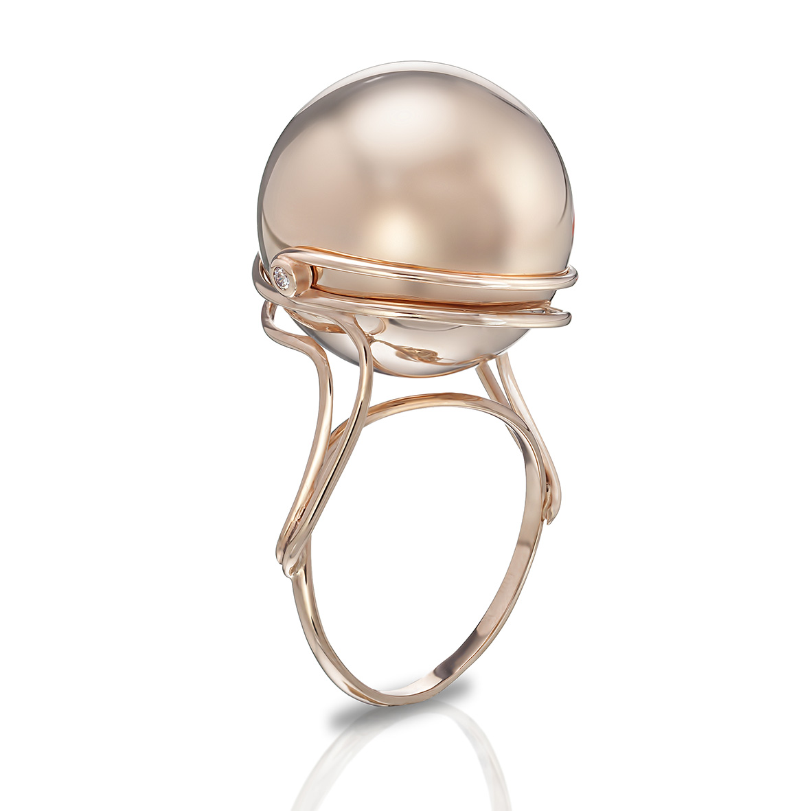 

Золотое кольцо с фианитами Tango Jewellery Company 380127 размер 17