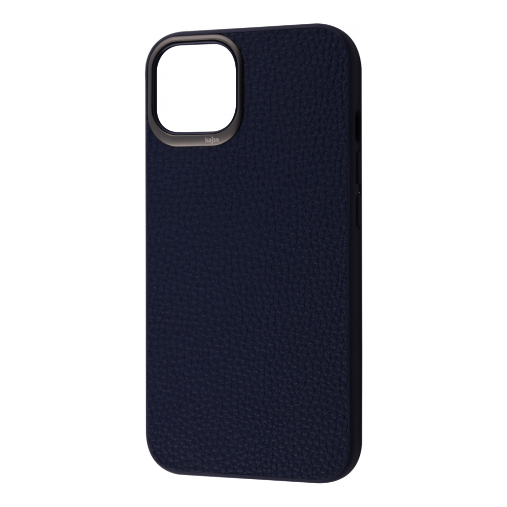 

Чехол Kajsa Grainy Leather iPhone 12 Pro Max blue Синий