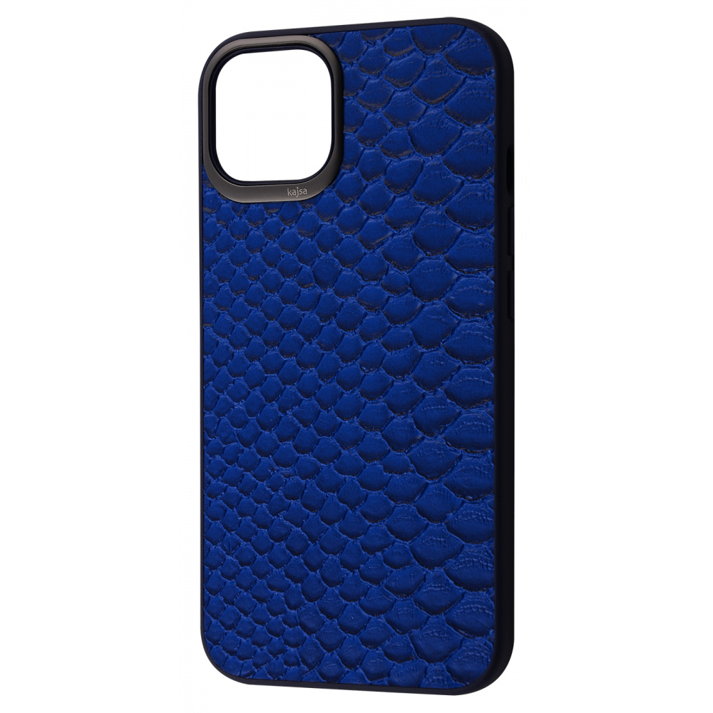 

Чехол Kajsa Crocodile Leather iPhone 13 Pro blue Синий