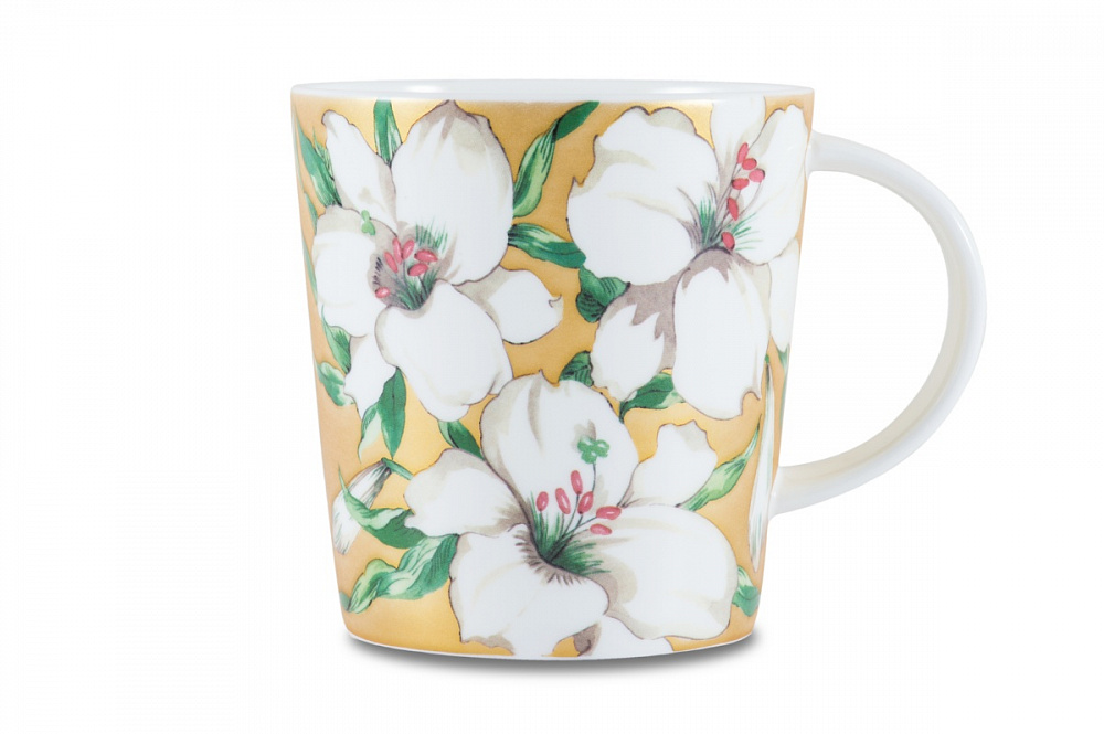 

Фарфоровая кружка GIPFEL Fiori 0.45 л с рисунком (3945)