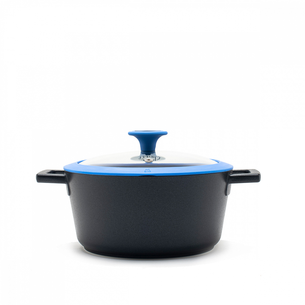 

Кастрюля GIPFEL Magda 20 см 2.6 л черная (2291)