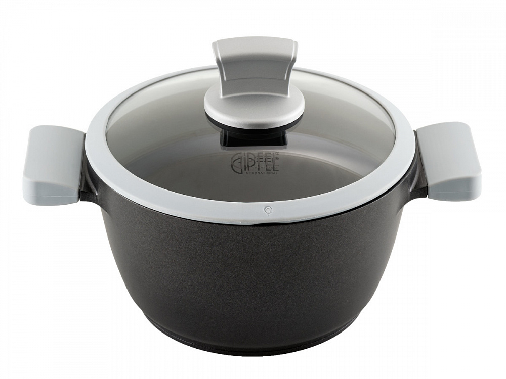

Кастрюля GIPFEL Mayer 20 см 2.2 л черная (0555)