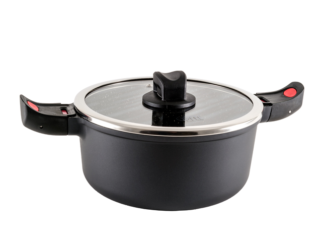 

Кастрюля GIPFEL Beryl 28 см 6 л черная (0695)
