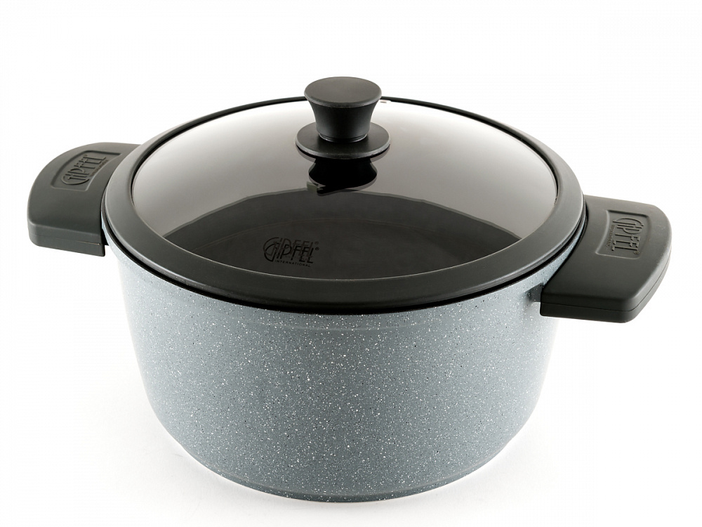

Кастрюля GIPFEL Greyce 28 см 6.5 л серая (0654)