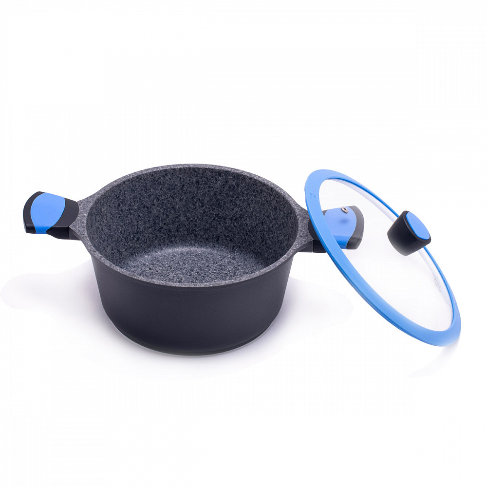 

Кастрюля GIPFEL Sandra 24 см 4.3 л черная (0582)