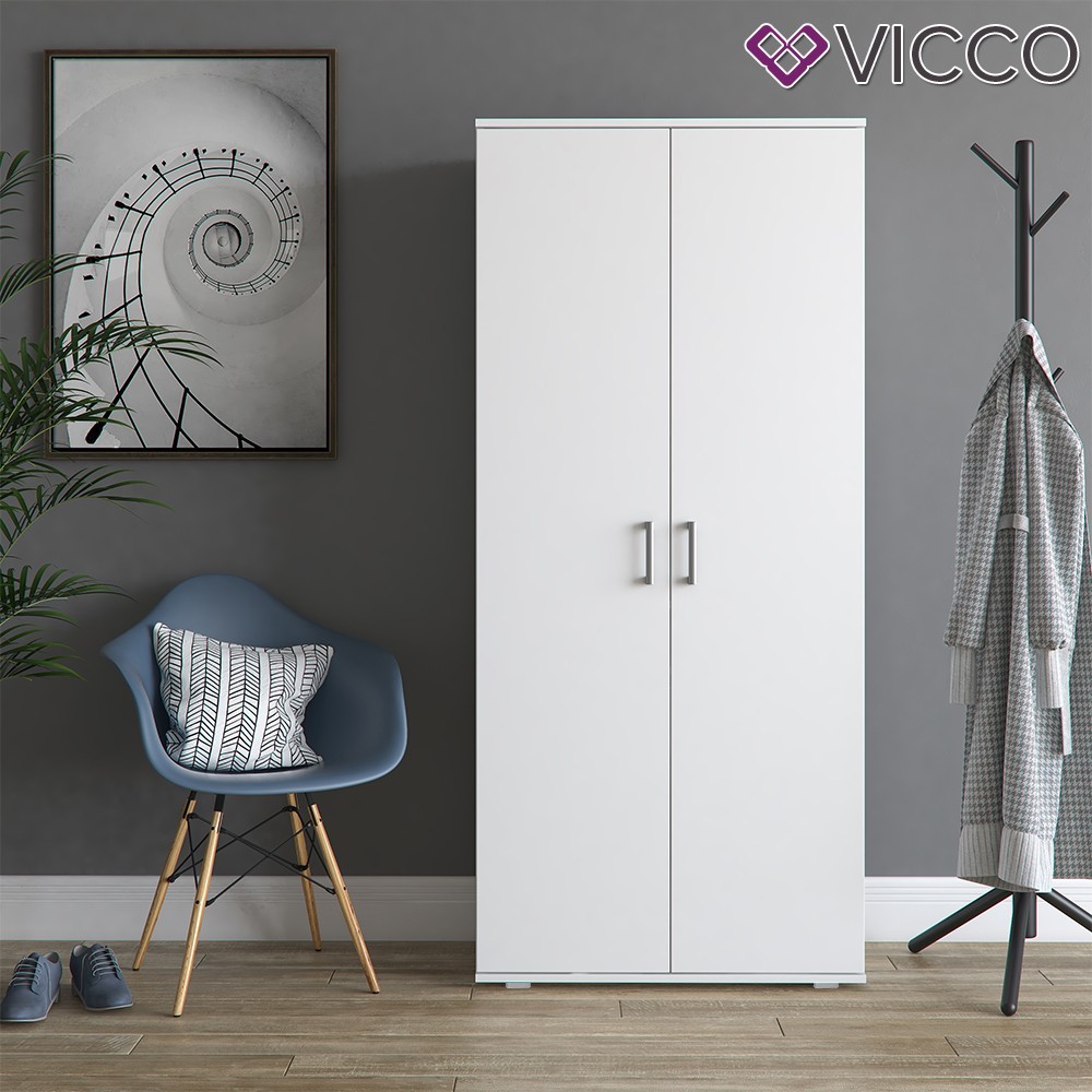 

Распашной шкаф Vicco Torge, белый