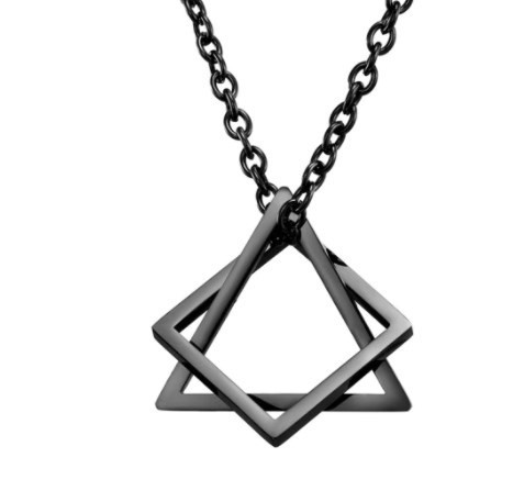 

Кулон подвеска Geometric без бренда черный JEW-179-BK
