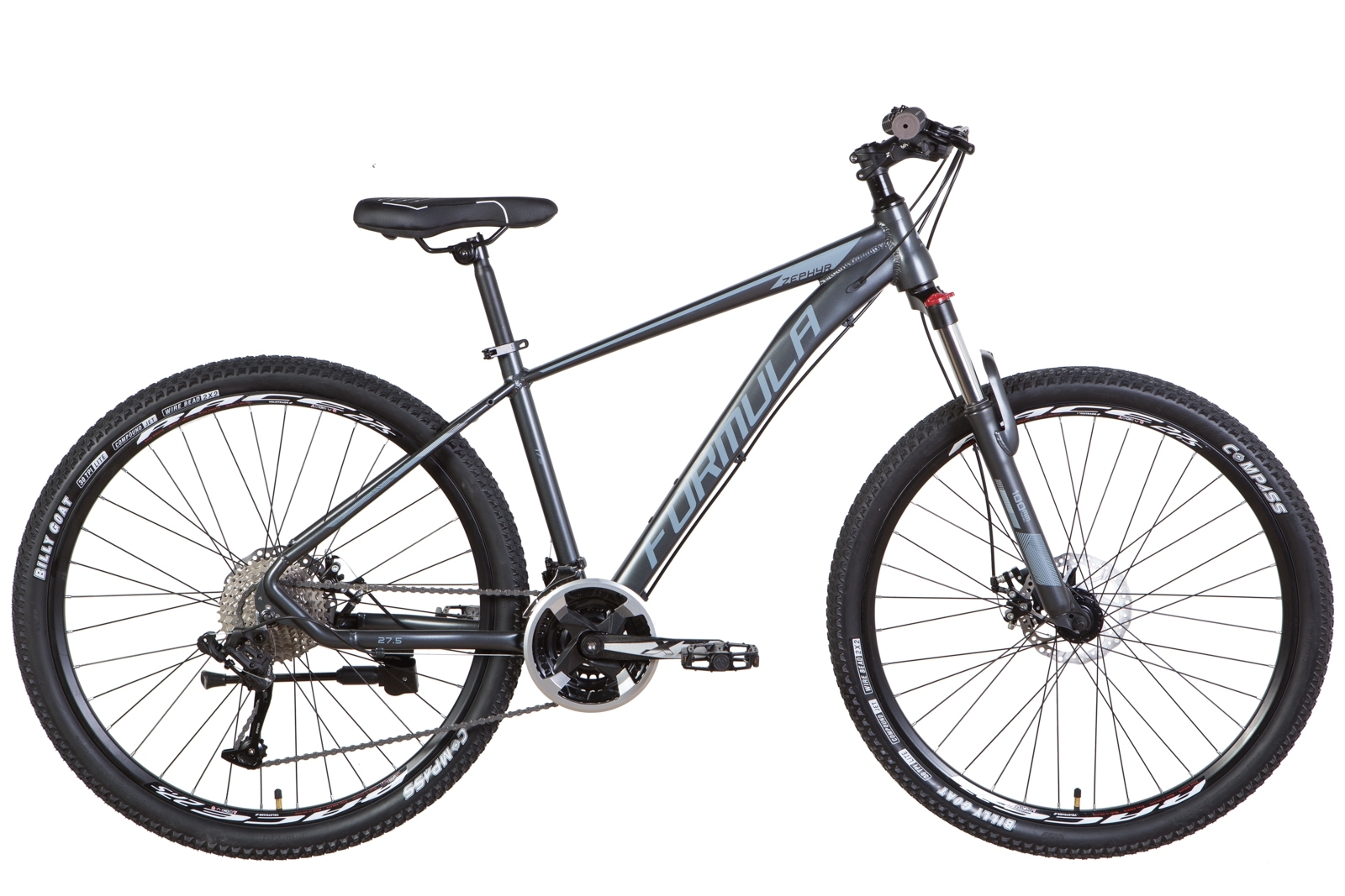 

Велосипед 27.5" Formula ZEPHYR 2.0 DD 17" мокрый асфальт (м) 2022