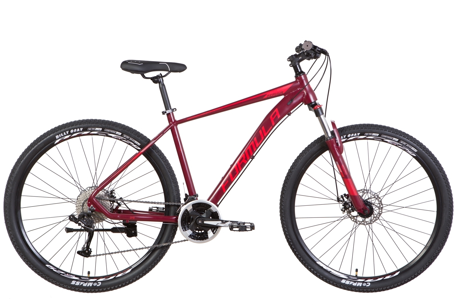 

Велосипед 29" Formula ZEPHYR 2.0 DD 21" красный (м) 2022