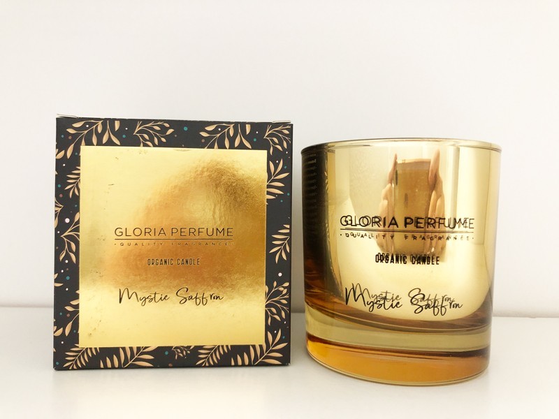 

Gloria Perfume Mystic Saffron aroma candle 220 g Ароматическая Свеча