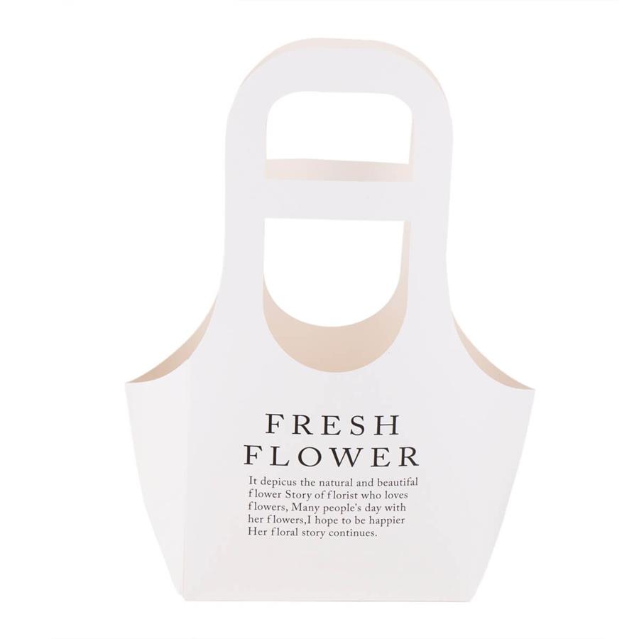 

Набор из 10 единиц. Корзинка для цветов "Flower " 17*7,5*32,5, белая (8916-002-2), Картон, Elisey