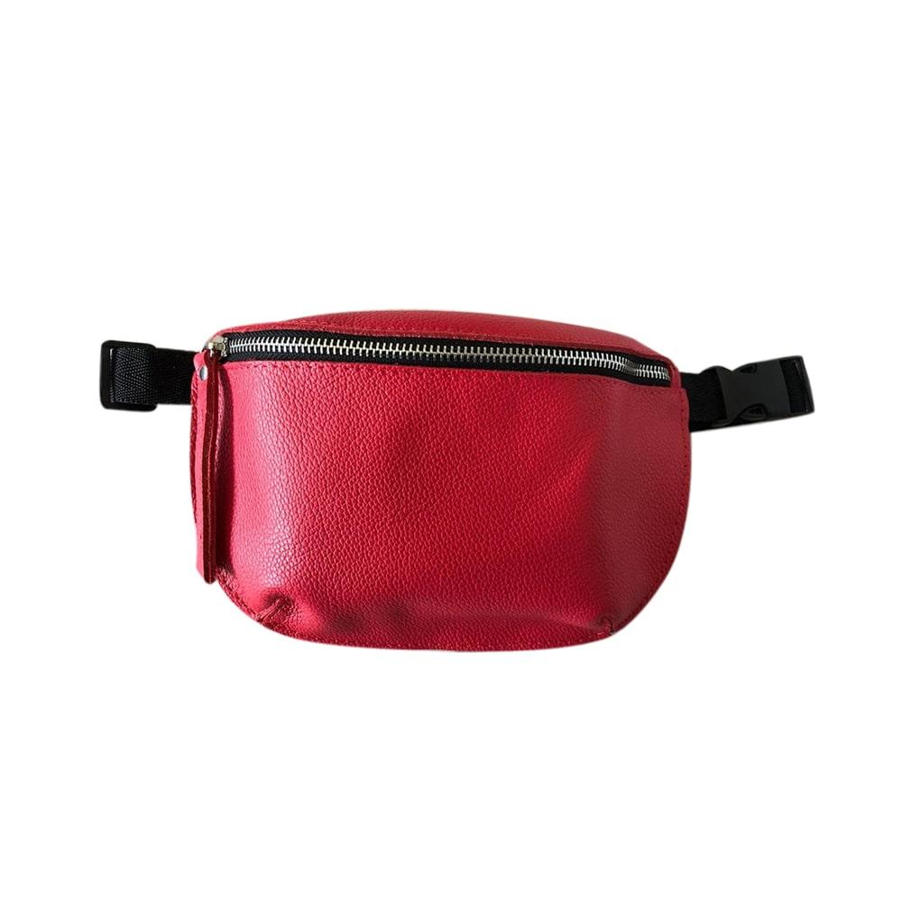 

Сумочка поясная женская Betty Pretty из натуральной кожи (7 цветов) 942 Красный