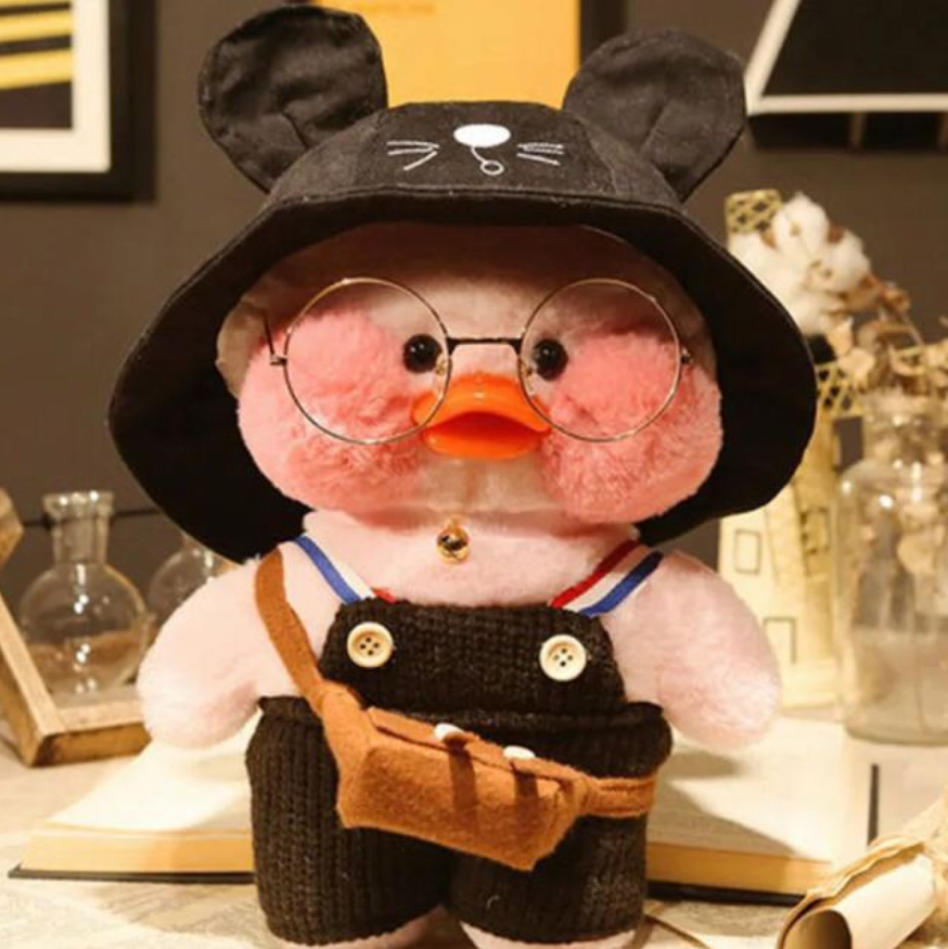 

Мягкая уточка с очками Лалафанфан (Lalafanfan Duck) 30 см, Mod 8