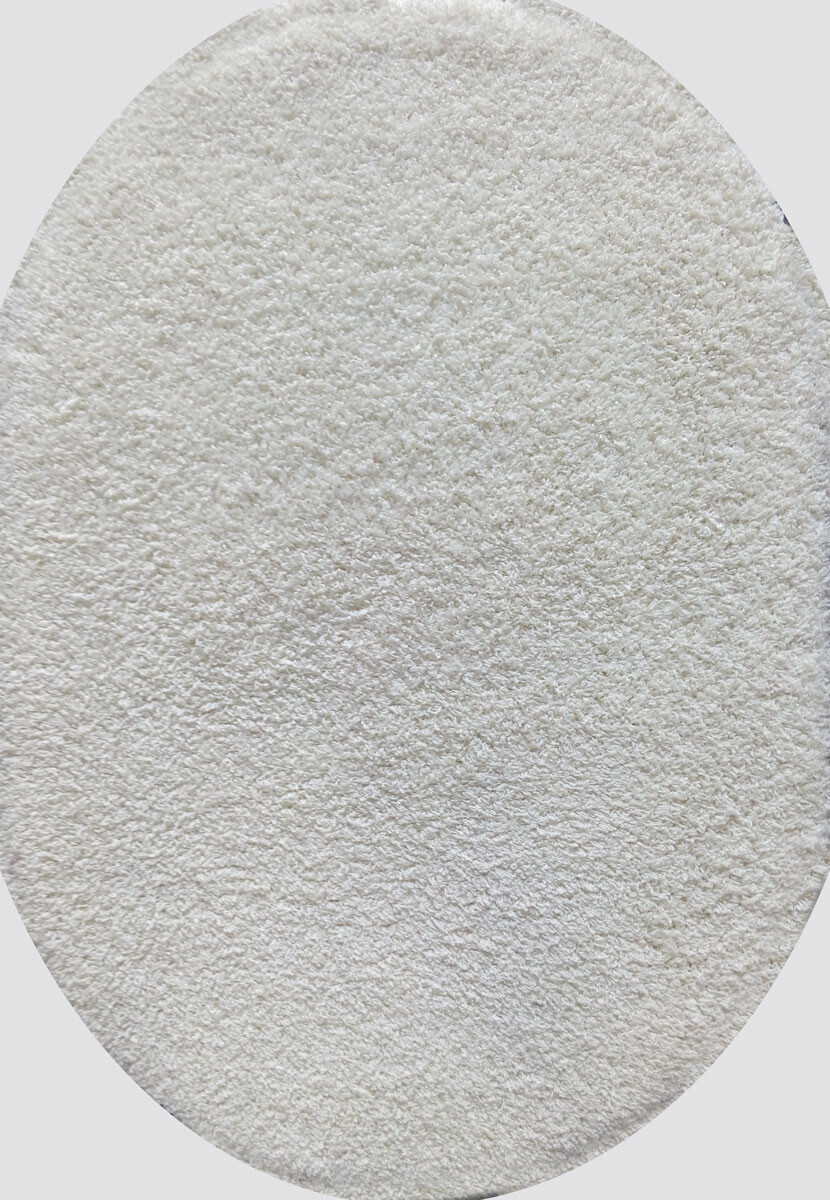 

Ковер с высоким ворсом Loca 6365A white-cream овал 1.20x1.70