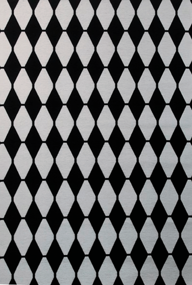 

Безворсовый ковер Almina 126702 black-white 1.35x2.00