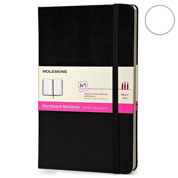 

Блокнот Moleskine Art средний черный сценарист ARTQP082