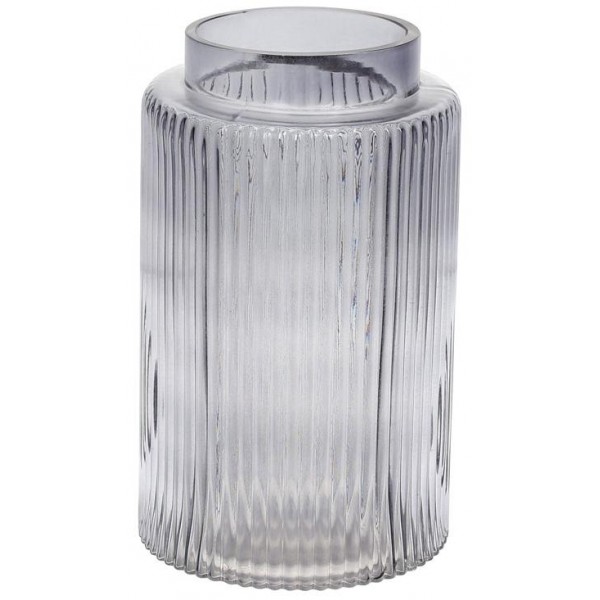 

Ваза декоративная Ancient Glass "Богема" 20х12см, стекло, графитовый