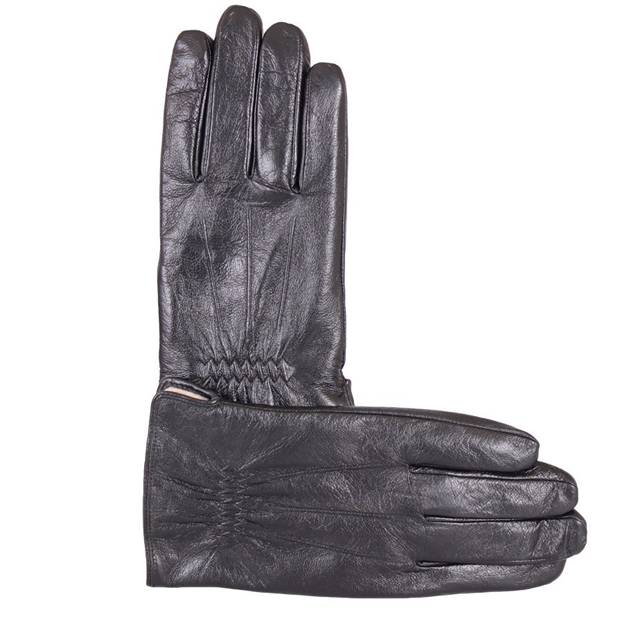 

Теплые и практичные мужские перчатки из натуральной кожи de esse Черные D203-L Размер 11