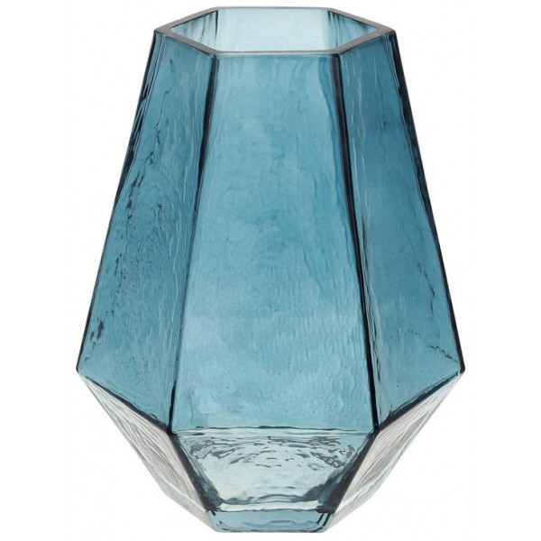 

Ваза декоративная Ancient Glass "Винченцо" 21х17см, стекло, синий
