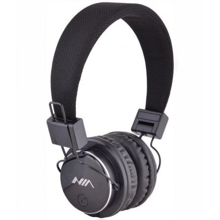 

Беспроводные Bluetooth стерео наушники NIA Q8-851S с МР3 Черные