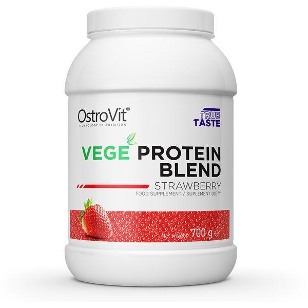 

Изолят горохового протеина Ostrovit "VEGE Protein Blend" Клубника (700г)