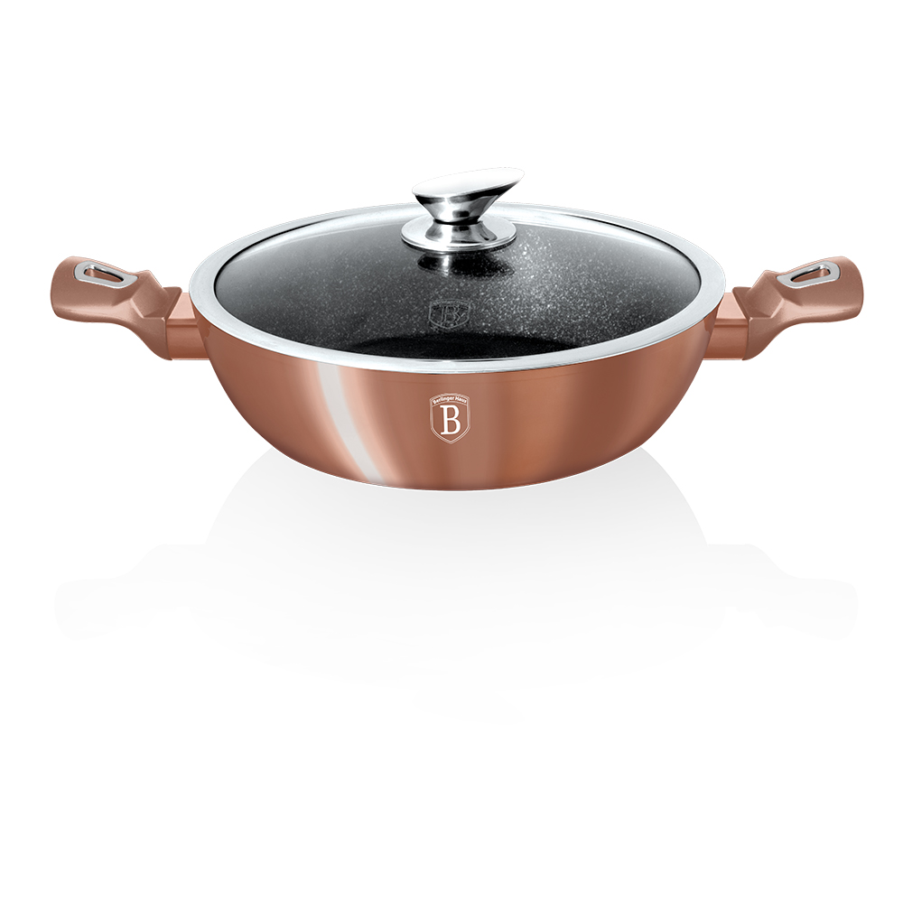 

Сотейник с крышкой Berlinger Haus Rosegold Metallic Line 28 см (BH-1519N)