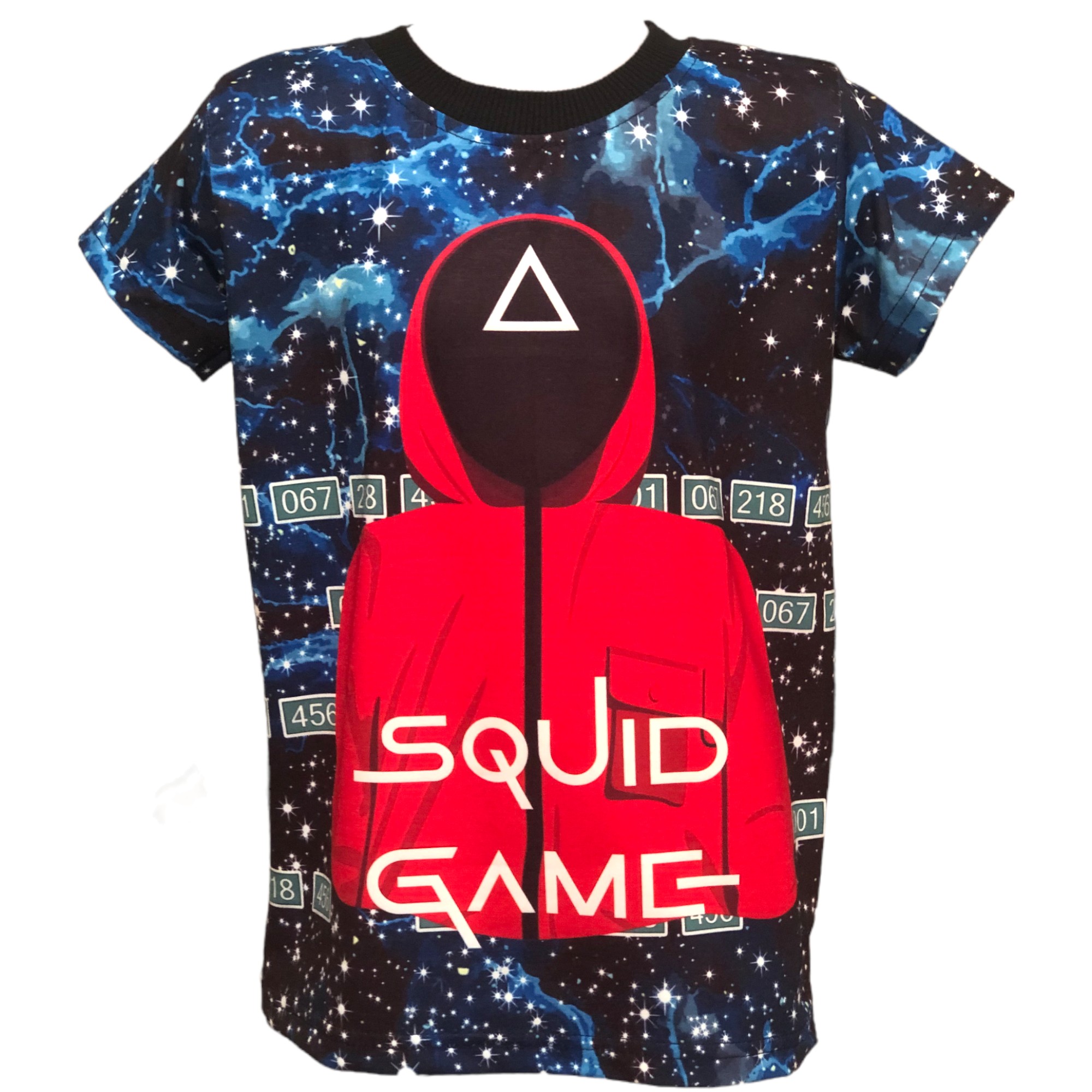 

Футболка Игра в кальмара Squid qame Синяя 122