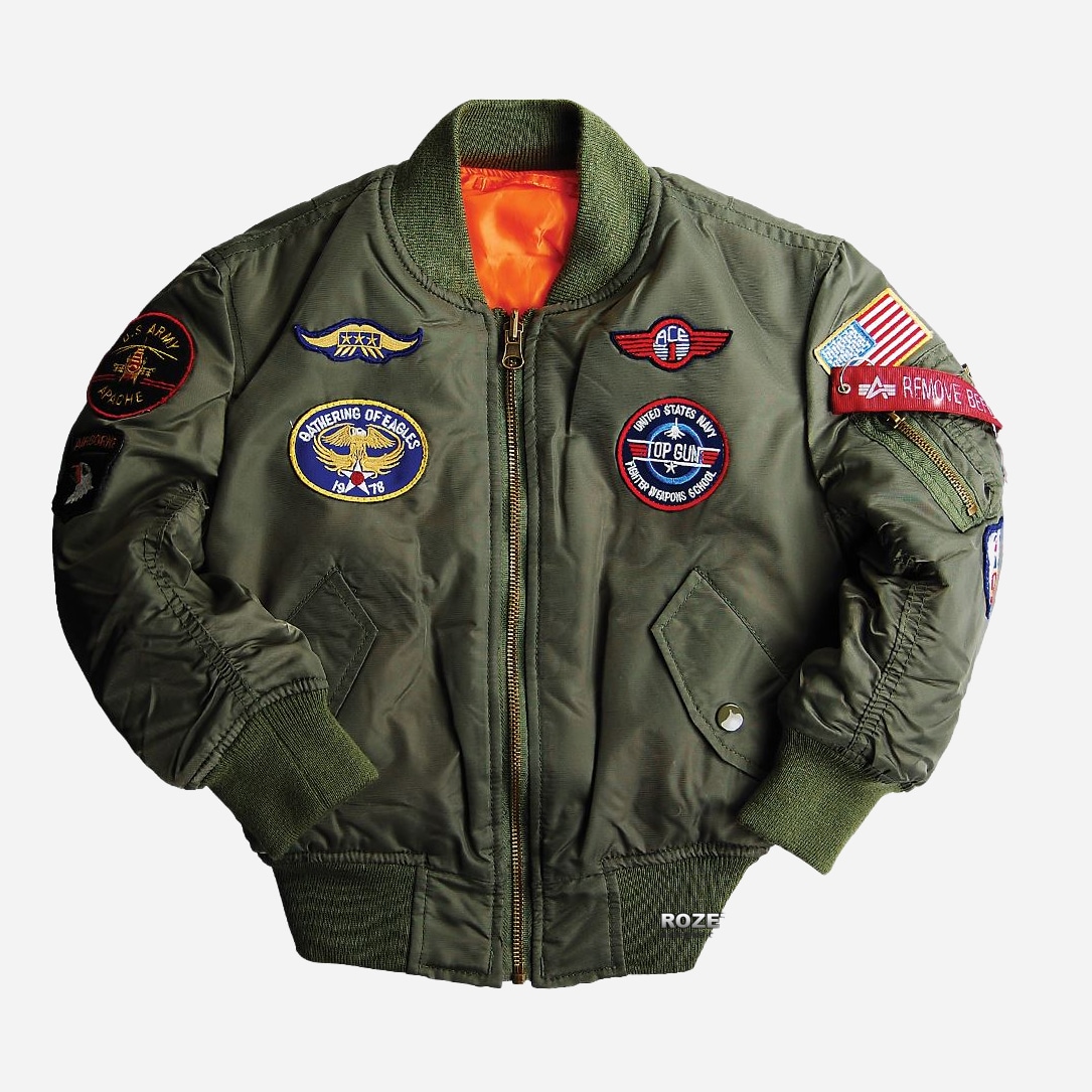 

Бомбер Alpha Industries Boys MA-1 138-146 см (YM) Sage Green