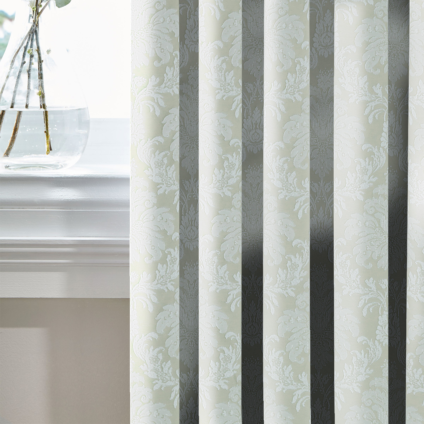 

Шторы Турция MacroHorizon ANTALIA Вензель Ванильный крем, 270*200 см (2 шт.)