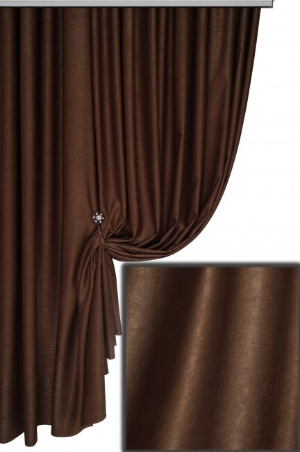 

Портьеры Soft 12 Турция Шоколад(MG-MRS-735014), 275*200 см (2 шт.)
