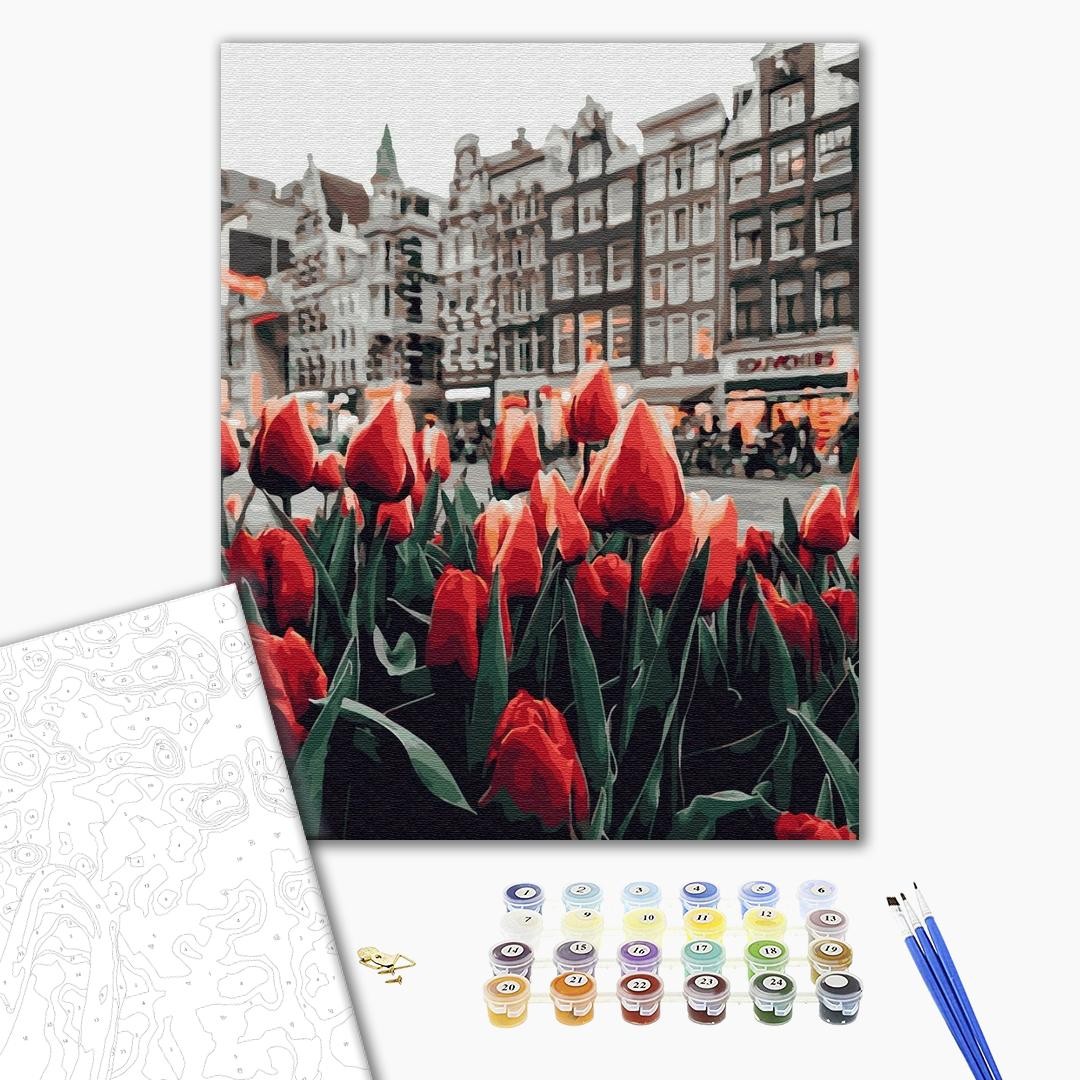 

Тюльпаны Амстердама - картина по номерам GX34169 BRUSHME