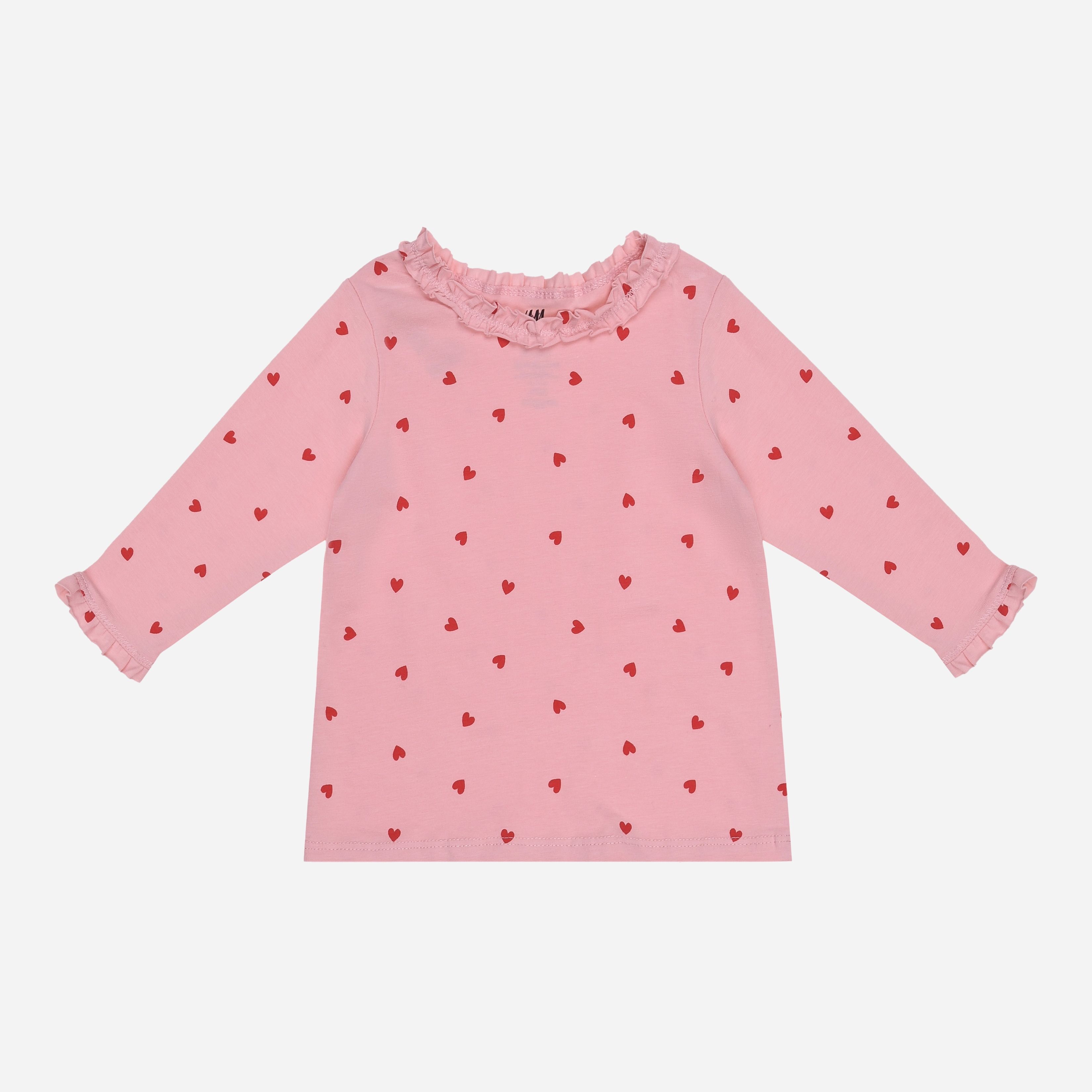 

Футболка с длинными рукавами H&M 6980139 68 см Розовая
